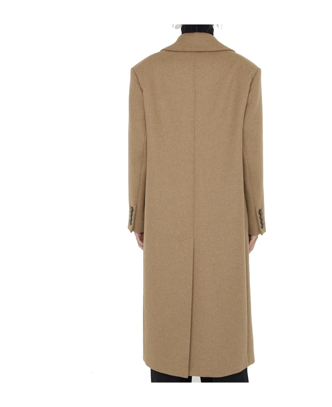 Certo Double-breasted Long-sleeved Coat - 4