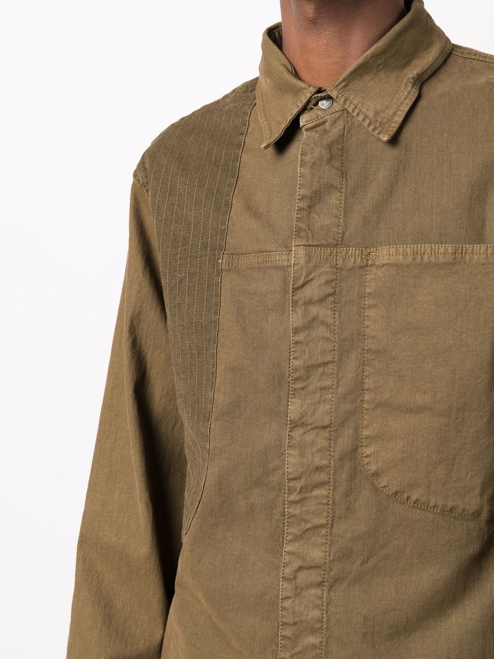 D-Corus-SP3 patch-trim overshirt - 5