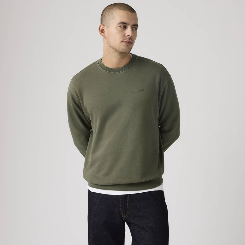 AUTHENTIC CREWNECK GARMENT DYE SWEATSHIRT 1