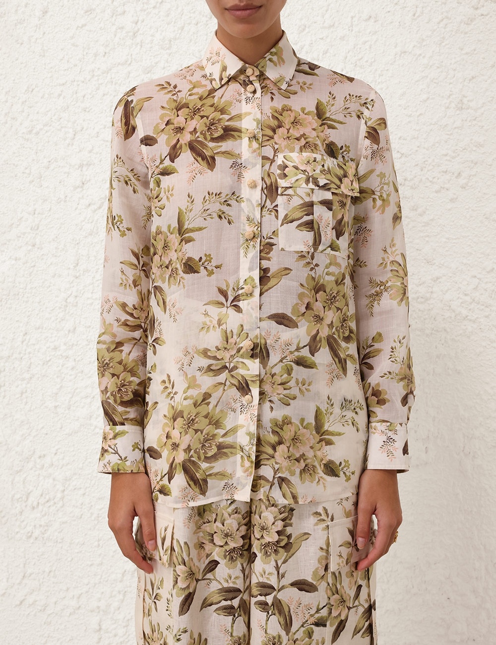 Zimmermann GOLDEN MANSTYLE SHIRT | REVERSIBLE