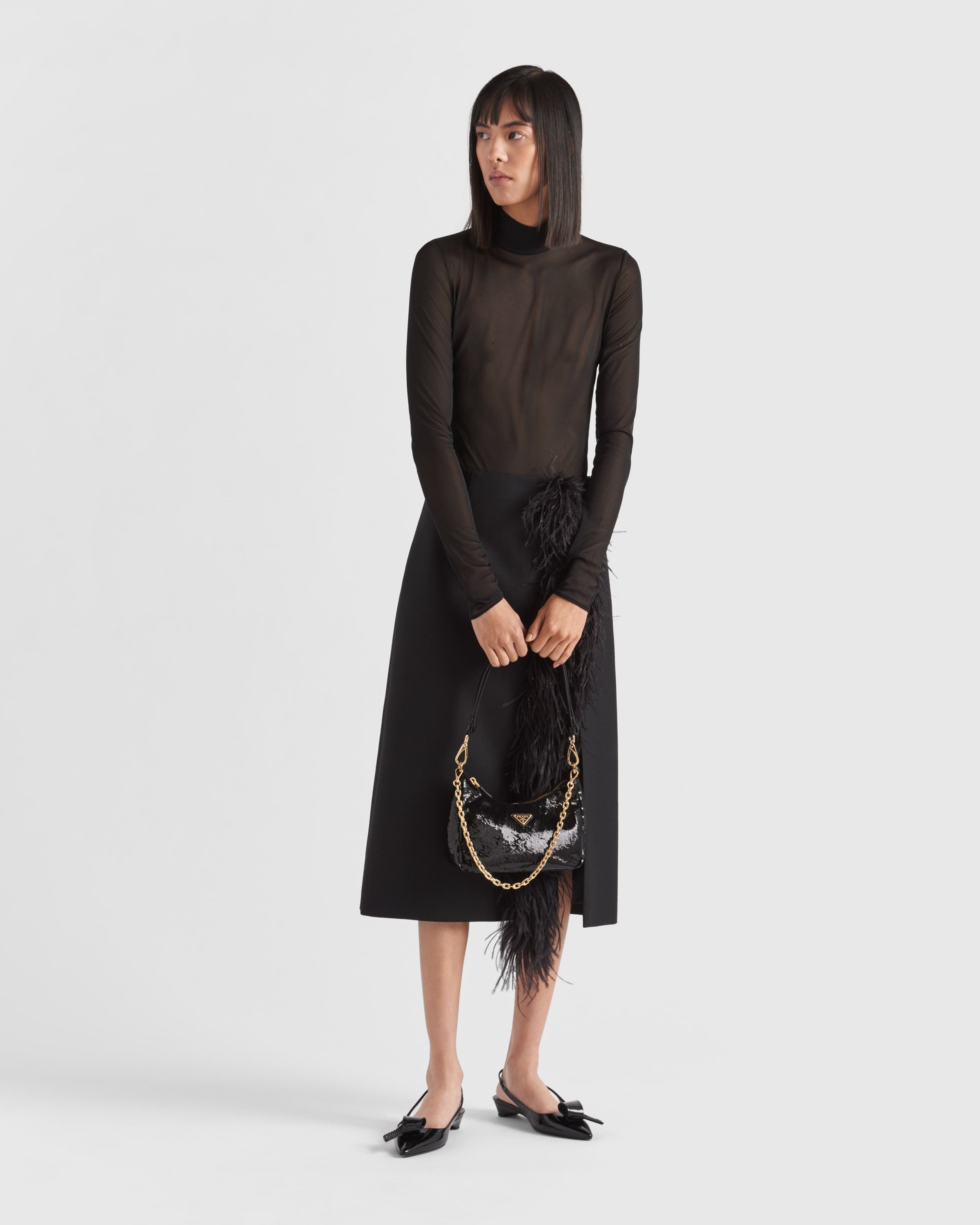 Prada Prada Re-Edition Re-Nylon and sequin mini-bag | REVERSIBLE