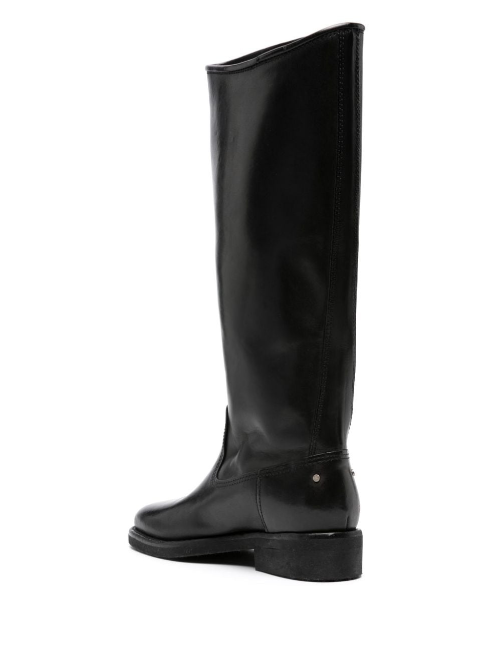 35mm leather riding boots - 3