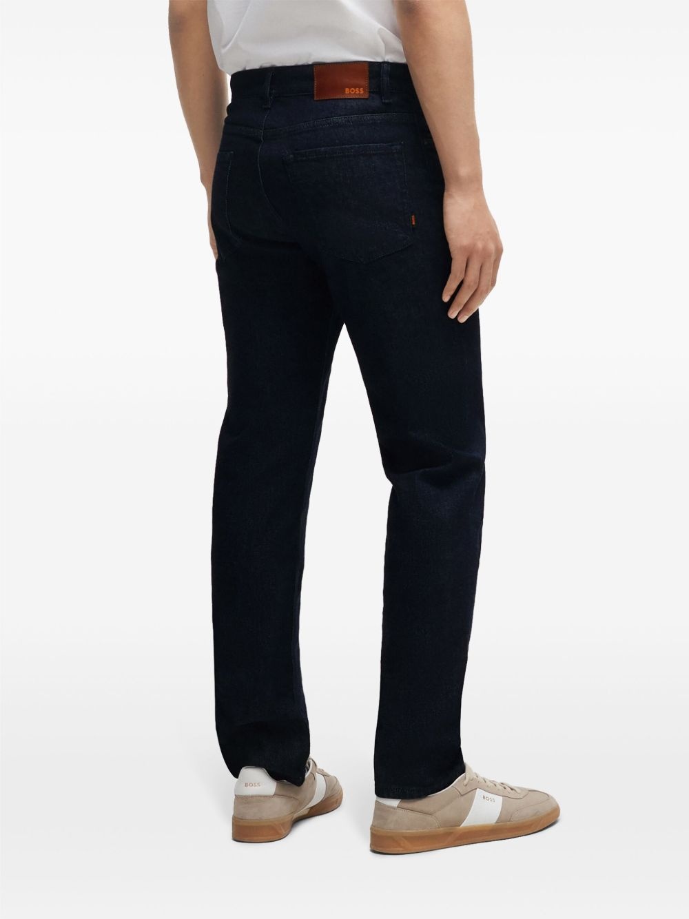mid-rise slim-cut jeans - 4