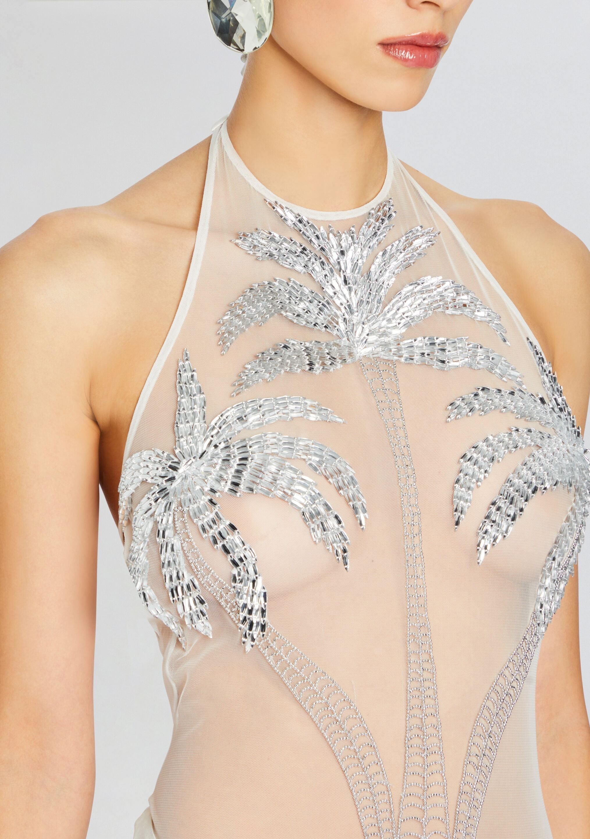 MERIDIAN EMBELLISHED DRESS - 2