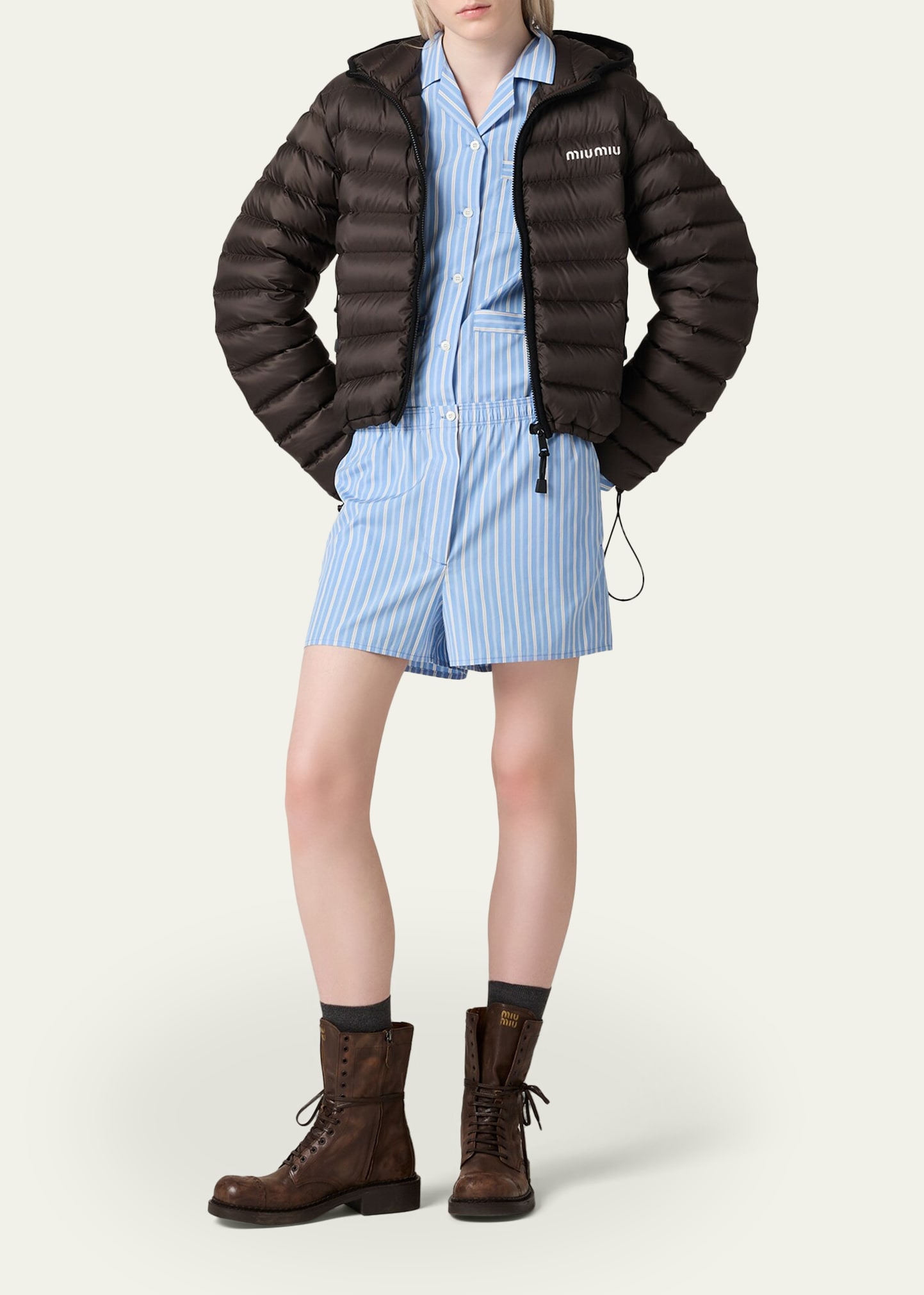 Hooded Puffer Jacket - 2