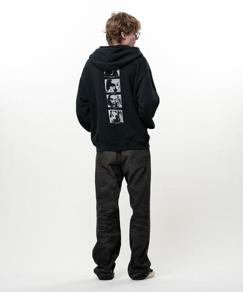 Distressed Straight Denim Pants 4