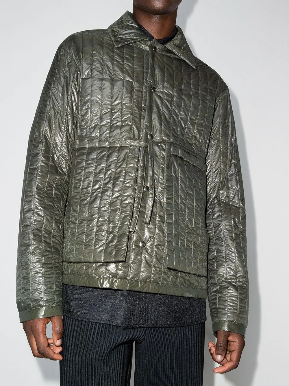 Worker button-up quilted jacket - 2