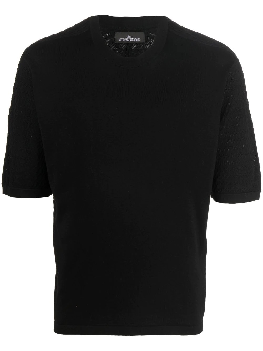 crew neck short-sleeved T-shirt - 1