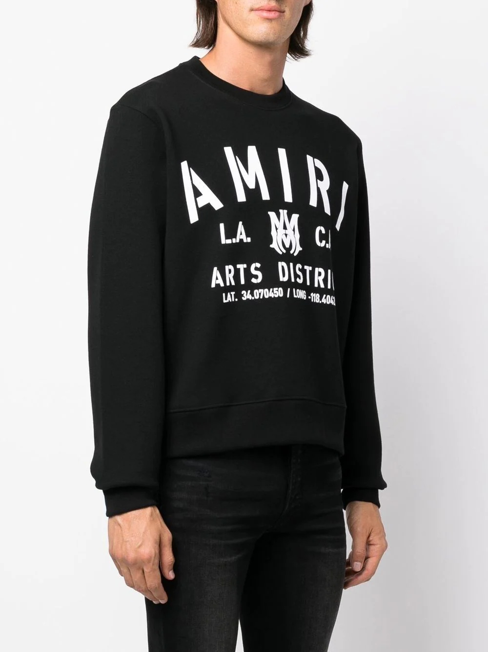 logo-print detail sweatshirt - 3