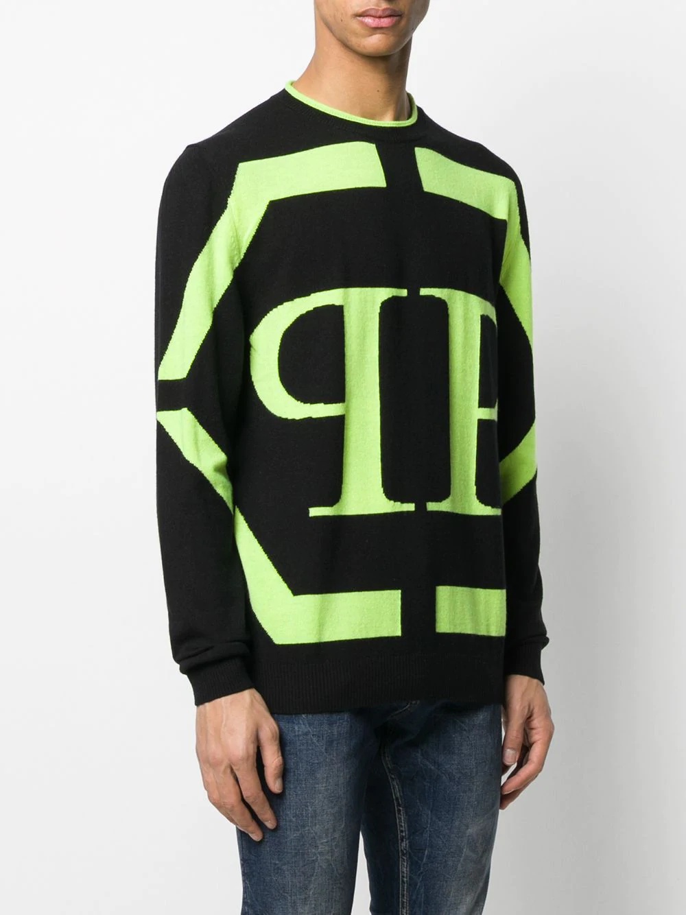 LS Hexagon branded jumper - 3