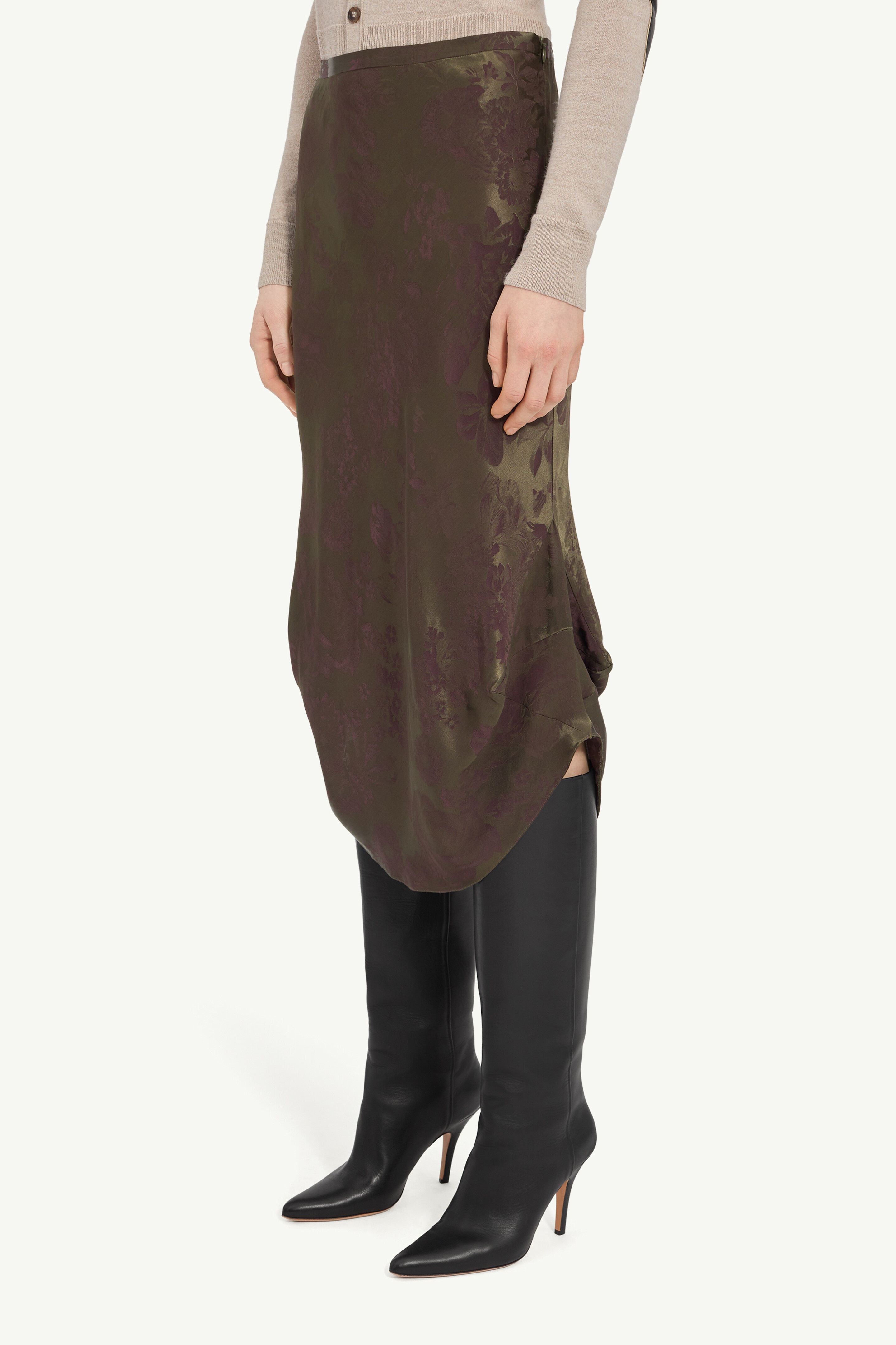 Floral midi skirt - 5