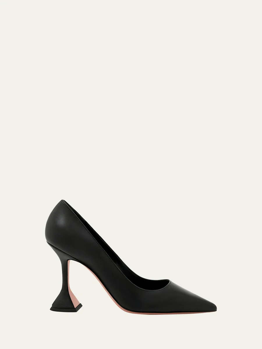 Ami Pointed Leather Pumps - 1