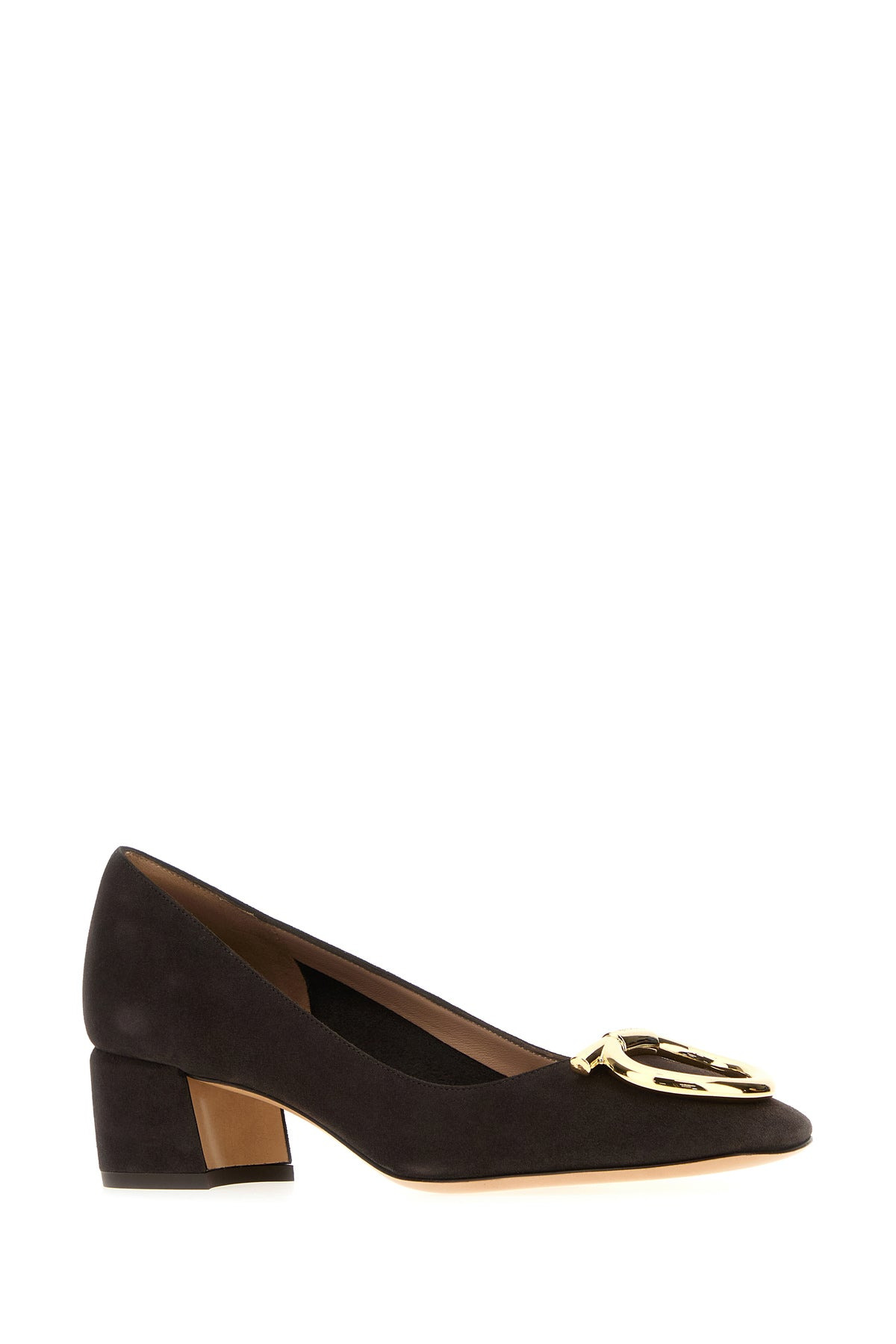 Dark brown suede Mara pumps - 2