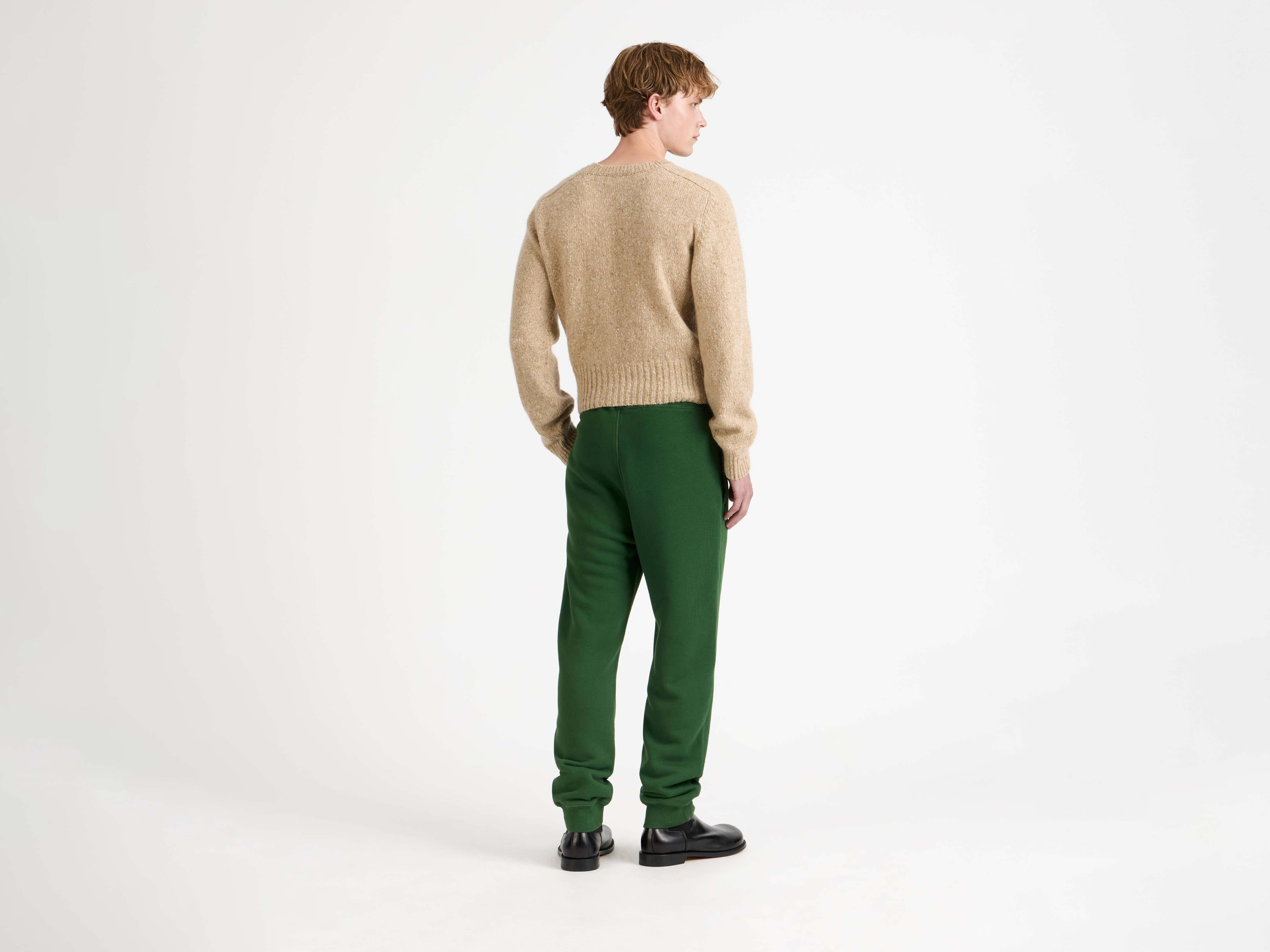 CUFFED SWEATPANTS IN GREEN - 3