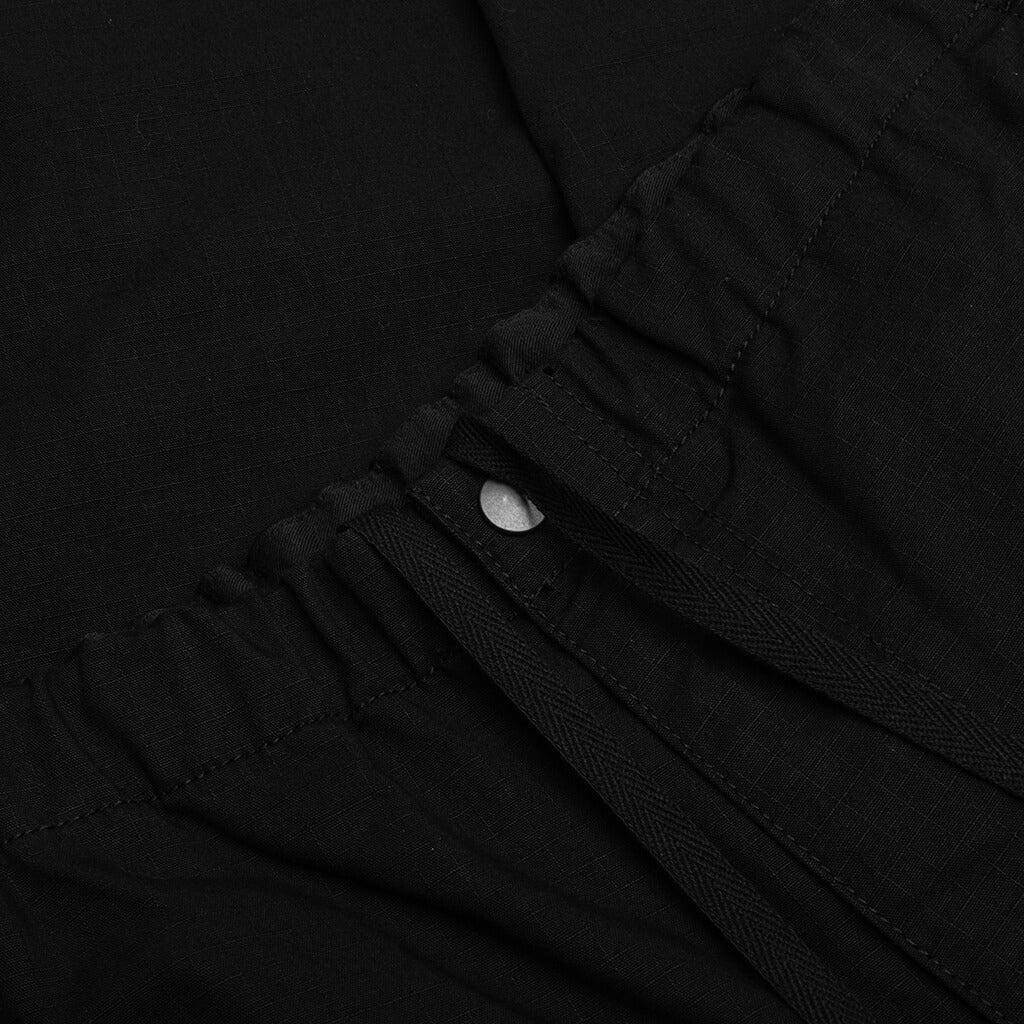 RIPSTOP PARACHUTE TROUSERS - BLACK - 6