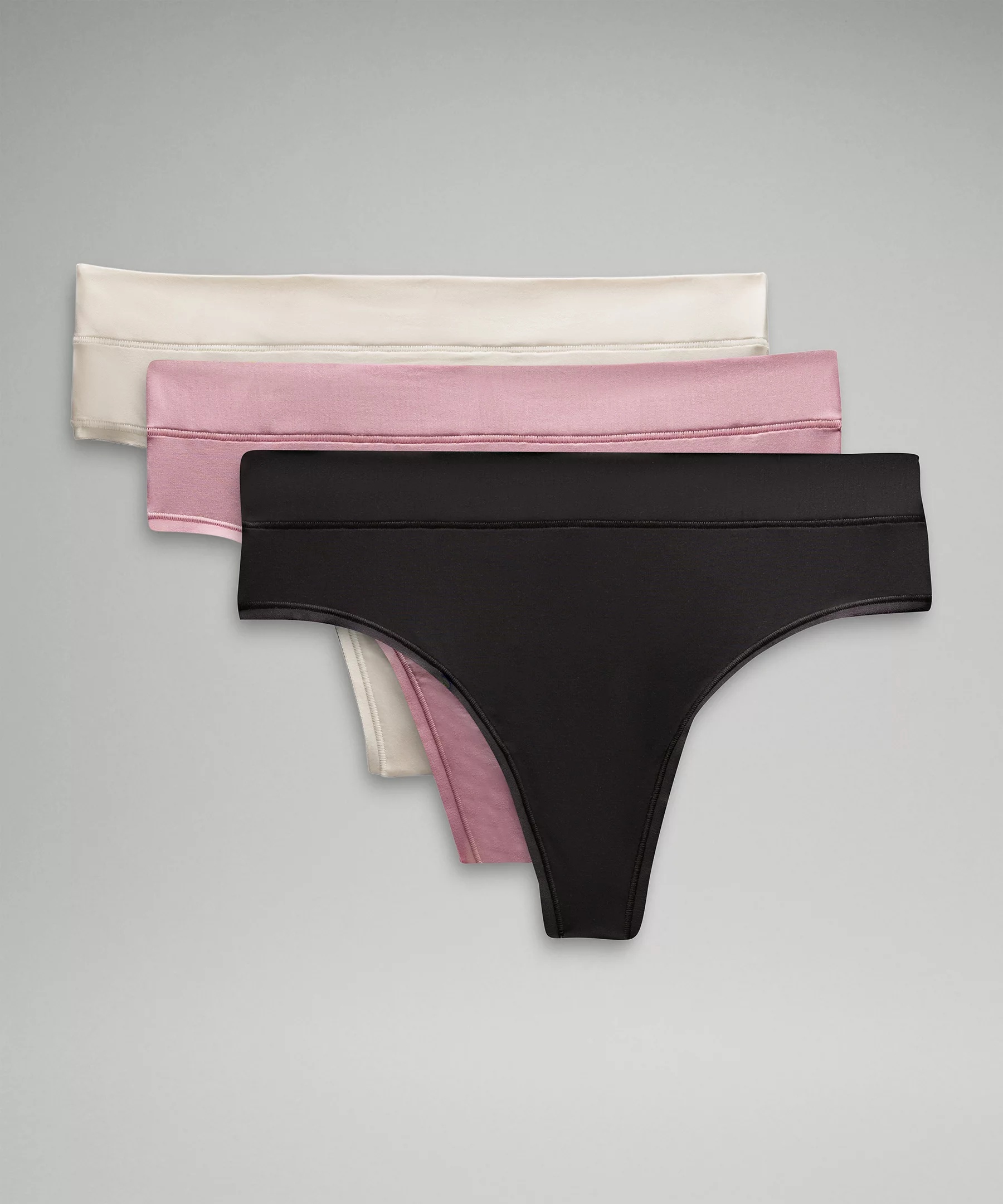 UnderEase High-Rise Thong Underwear *3 Pack - 1
