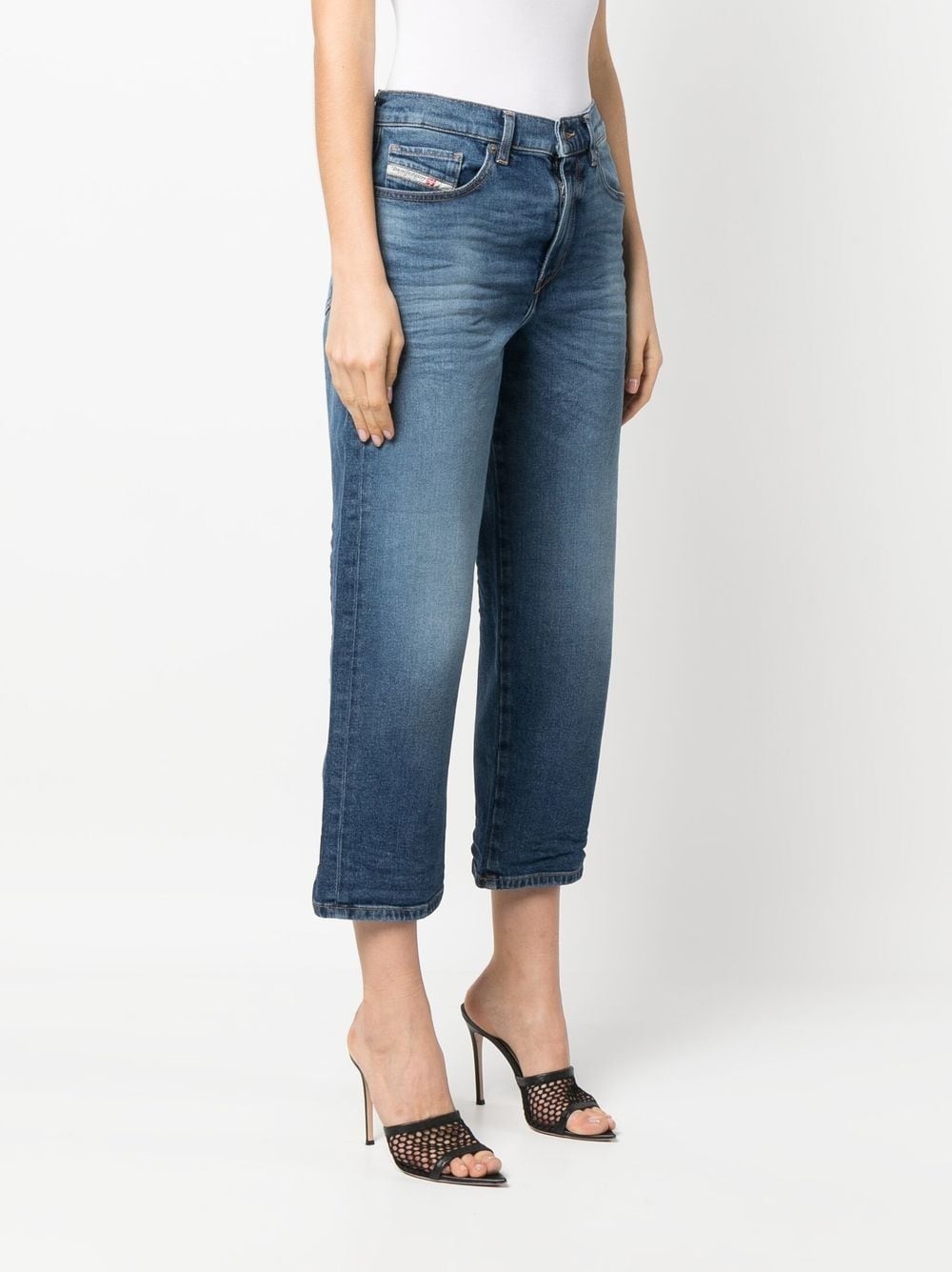 cropped denim jeans - 3