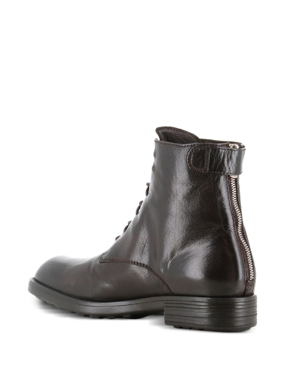 lace-up combat boots - 4