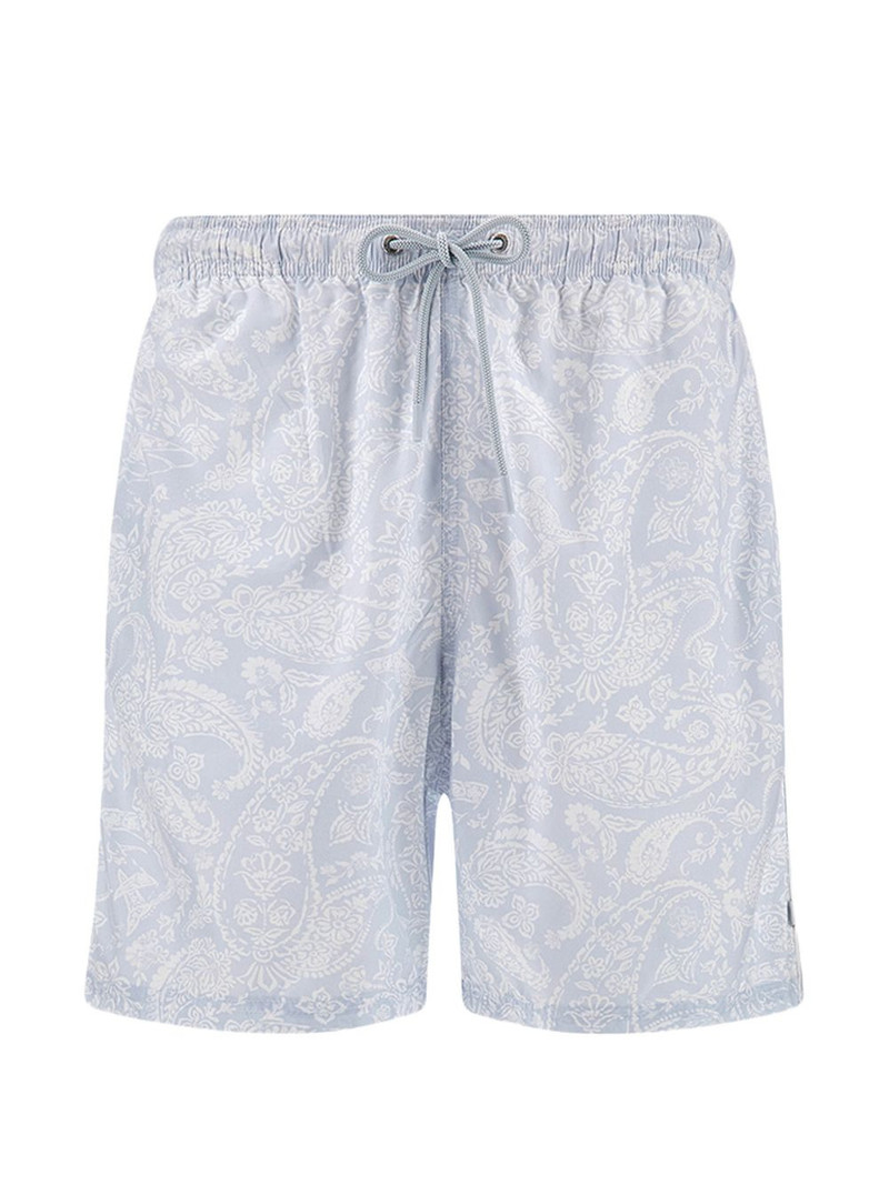 paisley-print swim shorts 1