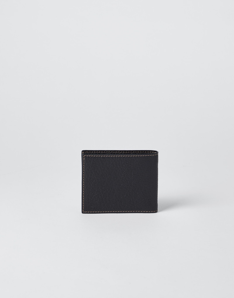 Brunello Cucinelli Grained calfskin wallet outlook