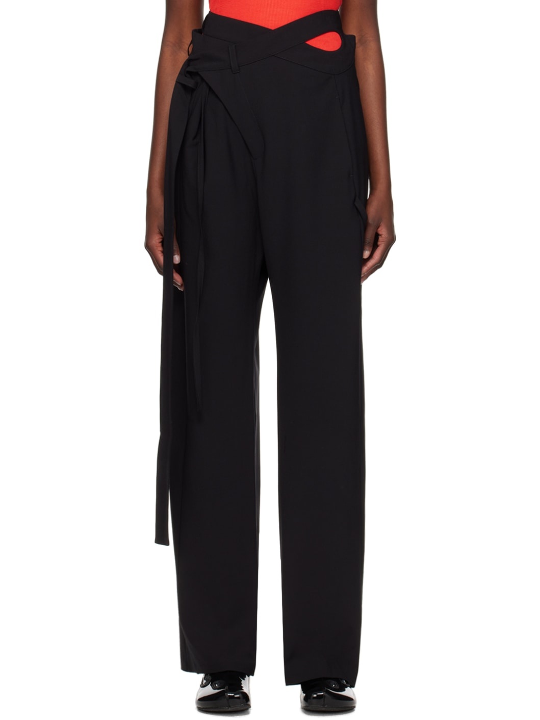 SSENSE Exclusive Black Trousers - 1