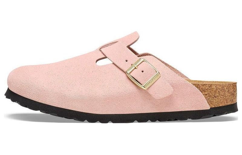 Birkenstock Boston Suede Leather Narrow Fit 'Light Rose' 1026171 - 2