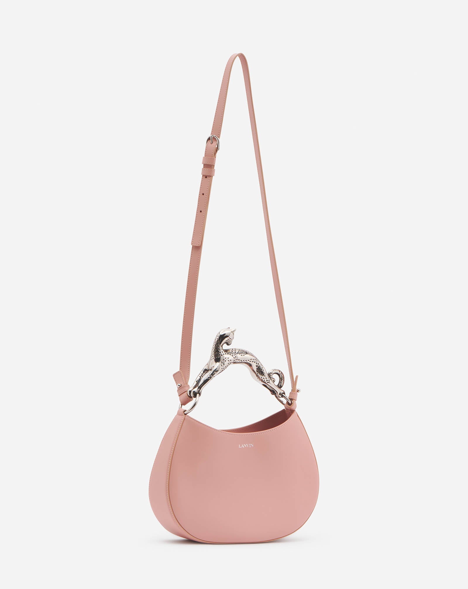 LEATHER PM HOBO CAT BAG - 3