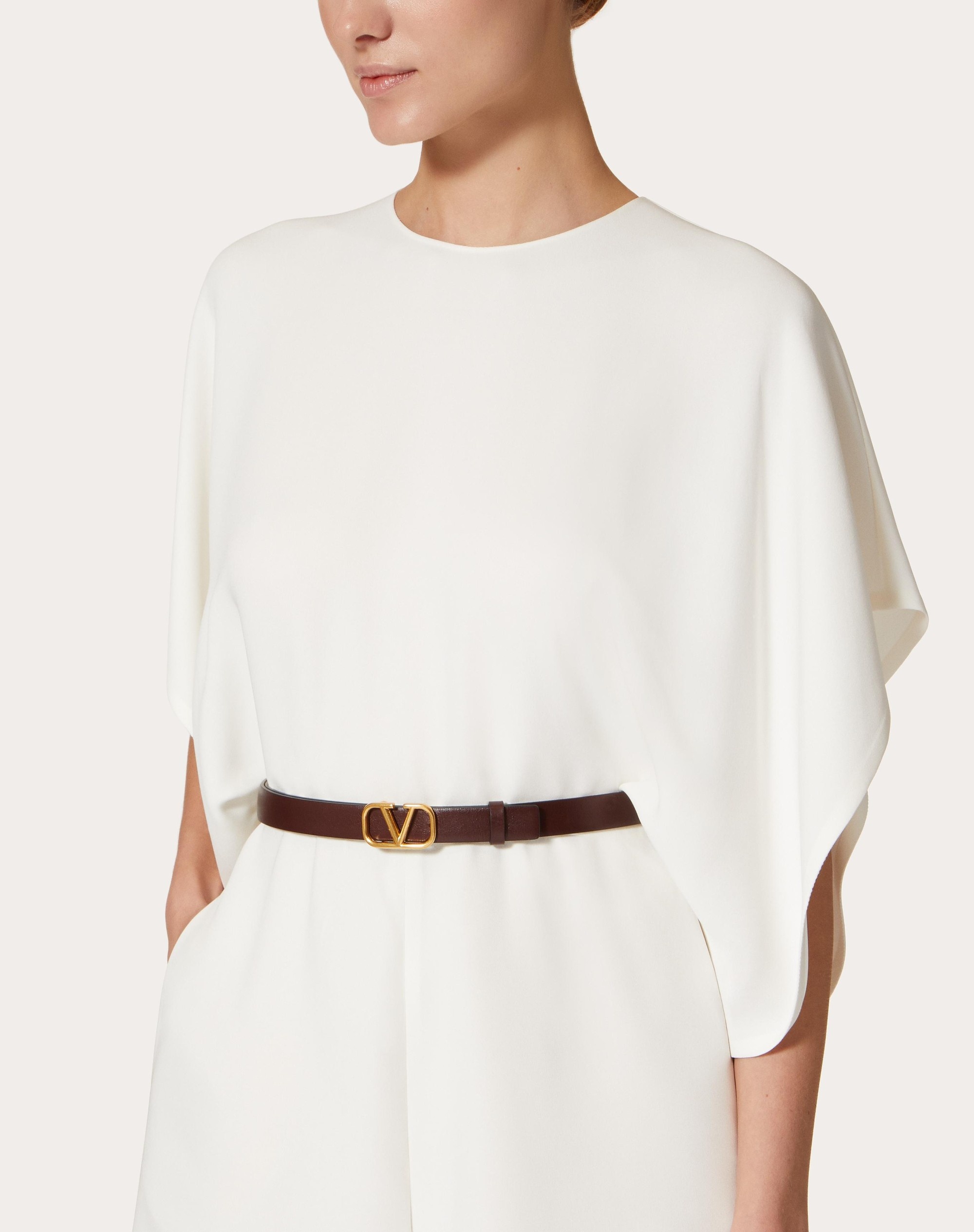 REVERSIBLE VLOGO SIGNATURE BELT IN GLOSSY CALFSKIN 20 MM - 5
