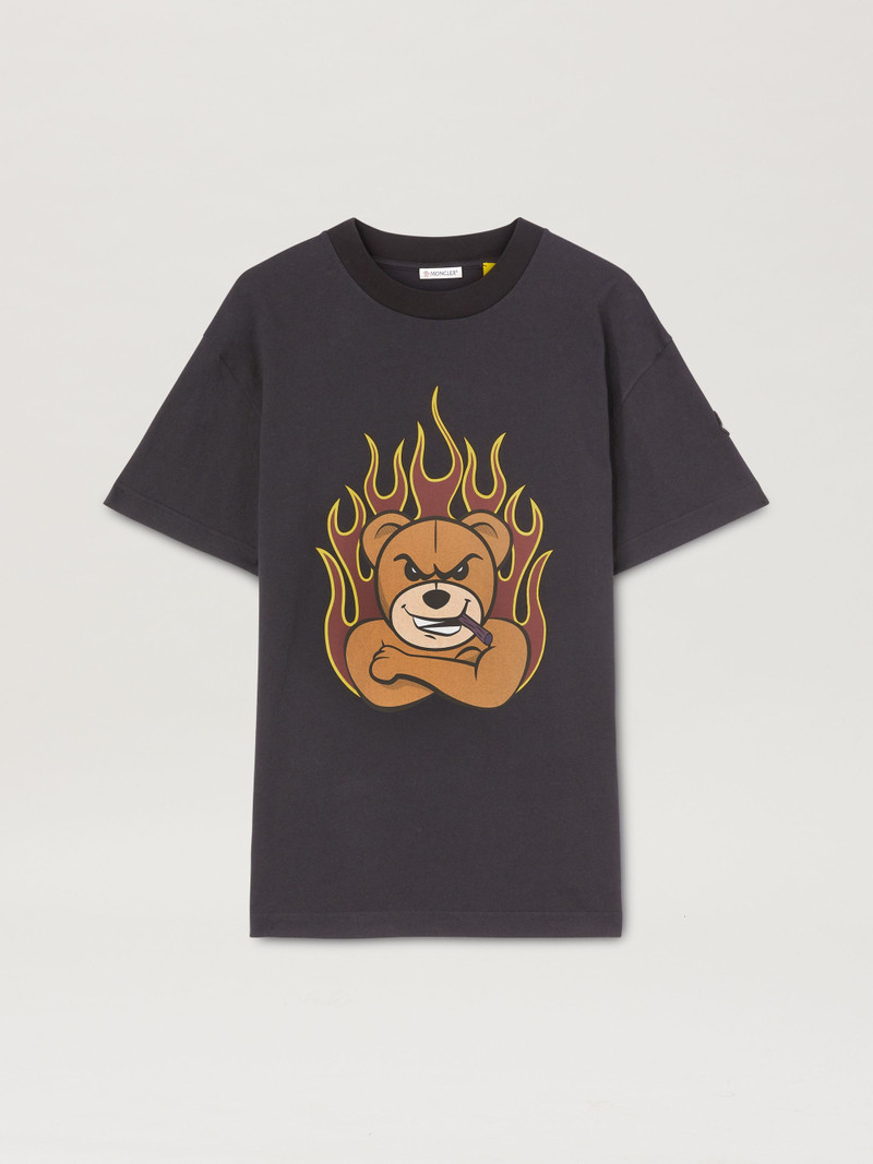8 MONCLER PALM ANGELS T-SHIRT WITH BEAR 1