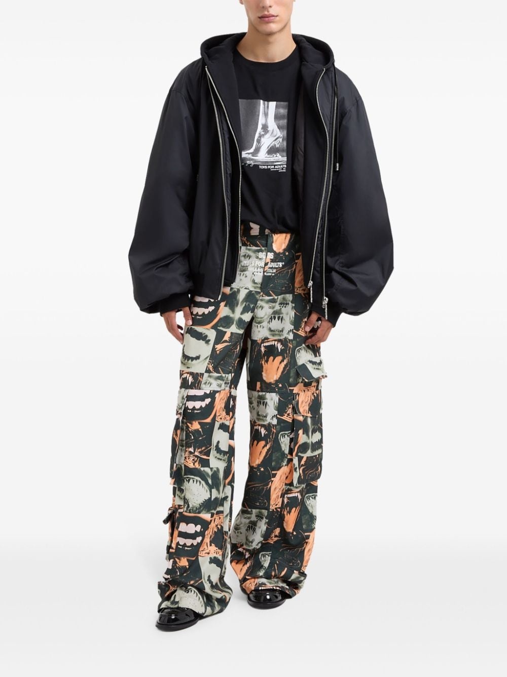 hooded bomber jacket - 2