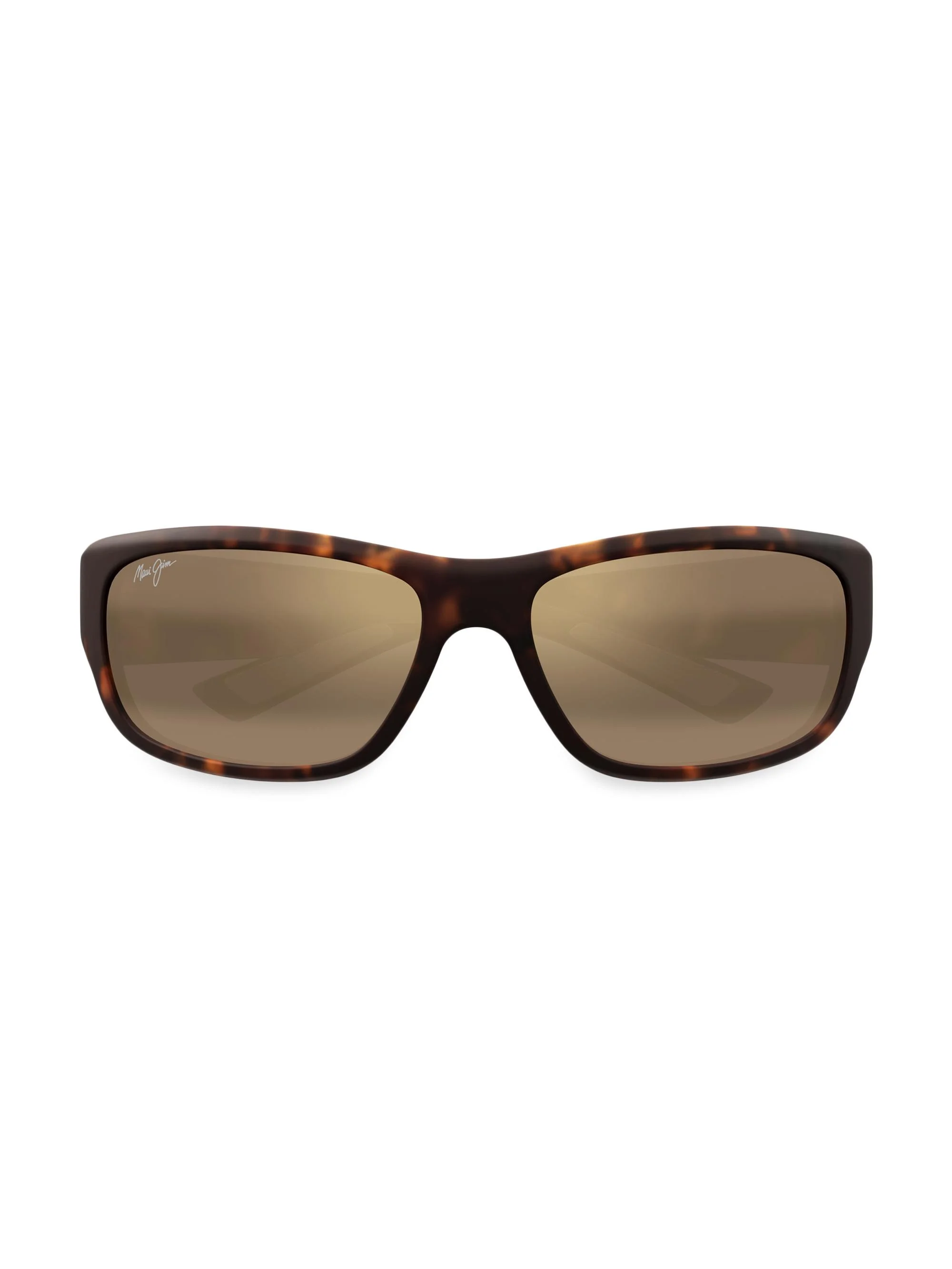 Men's Ekolu Mauklele 64MM Rectangular Sunglasses - Havana Brown - 1