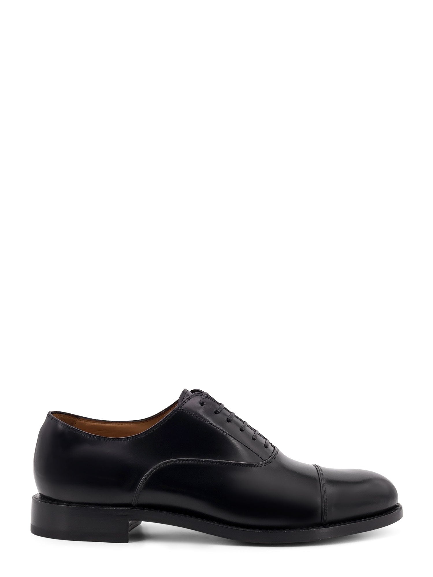 Ferragamo Fabian Leather Lace-Up Shoe - 1