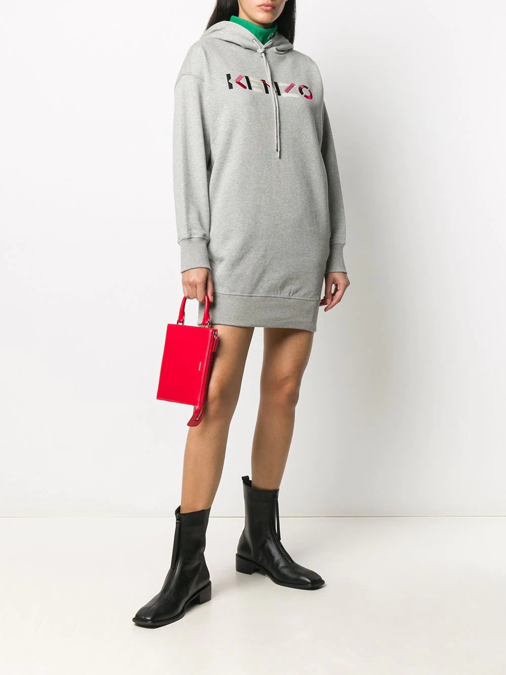 logo embroidered sweatshirt - 2