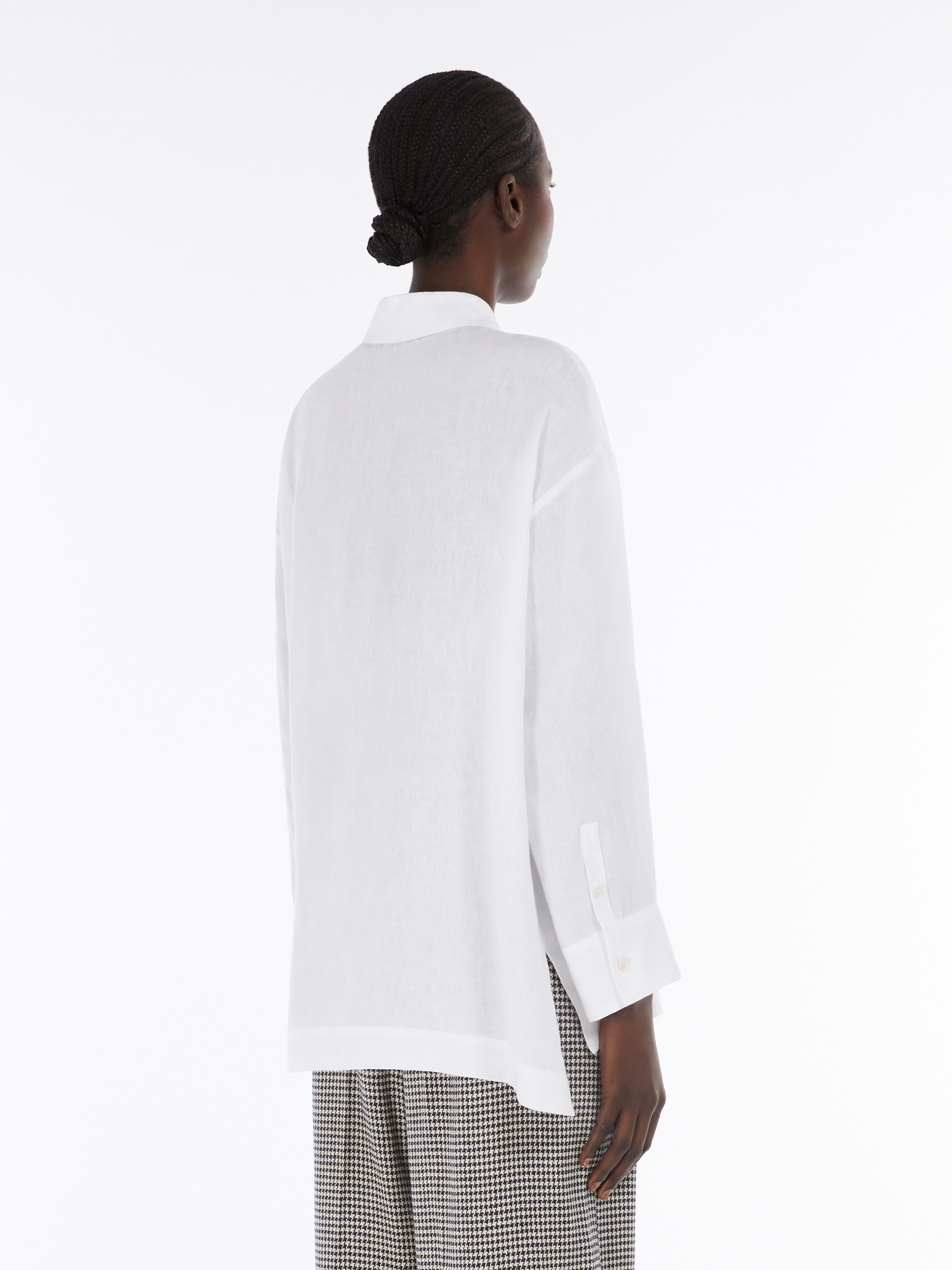 VARESE Linen canvas polo shirt - 4