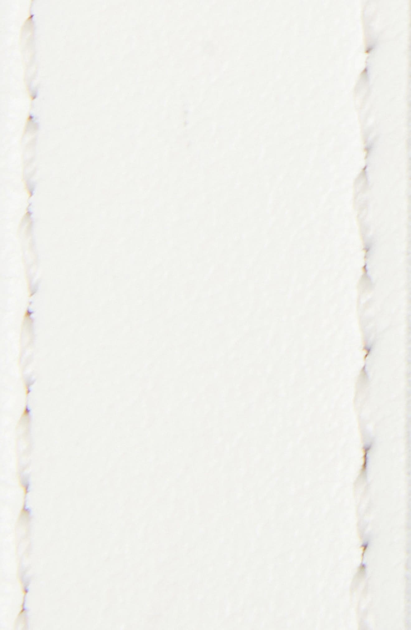 Christian Louboutin Cabata Spike Leather Belt in Bianco/Gold at Nordstrom - 2