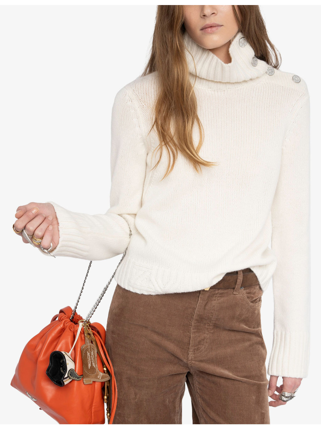 Nalma High-Neck Cashmere Jumper - 3