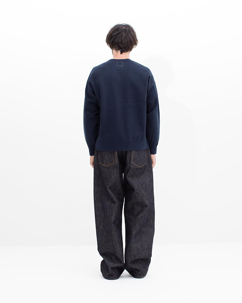 ULTIMATE JUMBO SB SWEAT L/S NAVY - 3