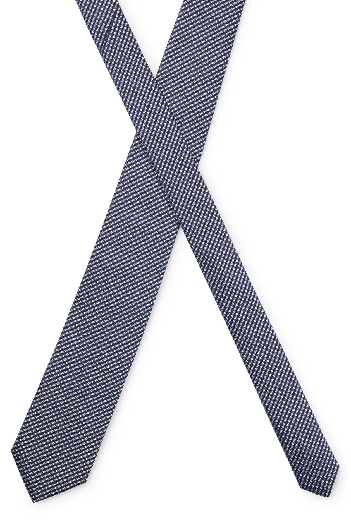 SILK-BLEND TIE WITH JACQUARD PATTERN 4