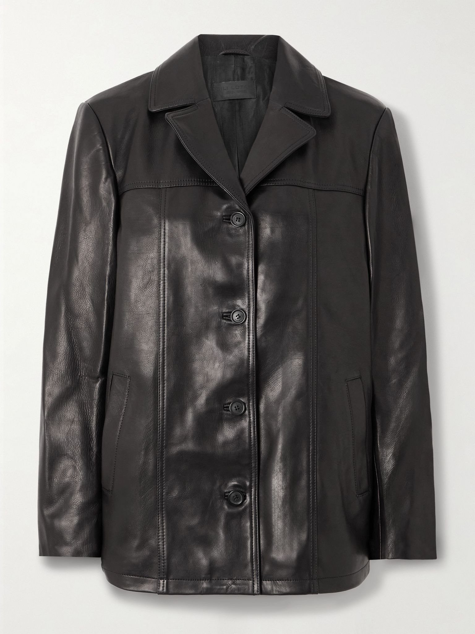 Brett leather jacket Black - 1