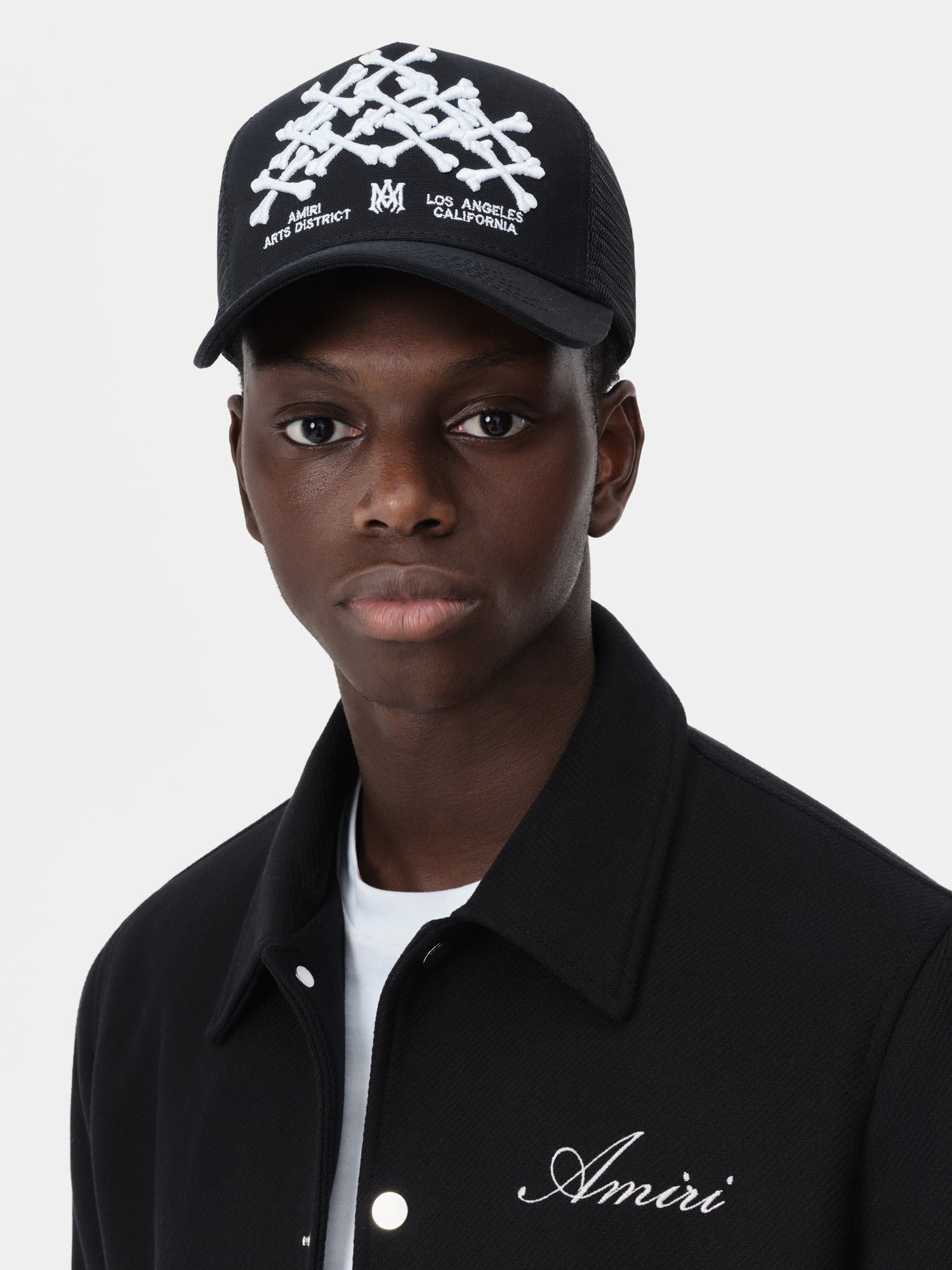 BONES STACKED TRUCKER HAT - 5