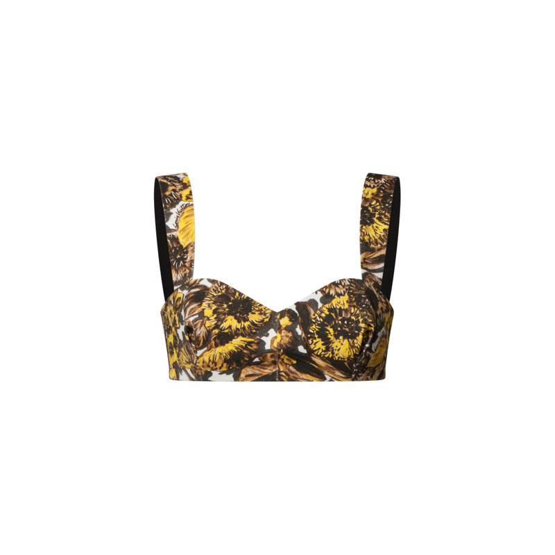 Floral Print Bustier 1