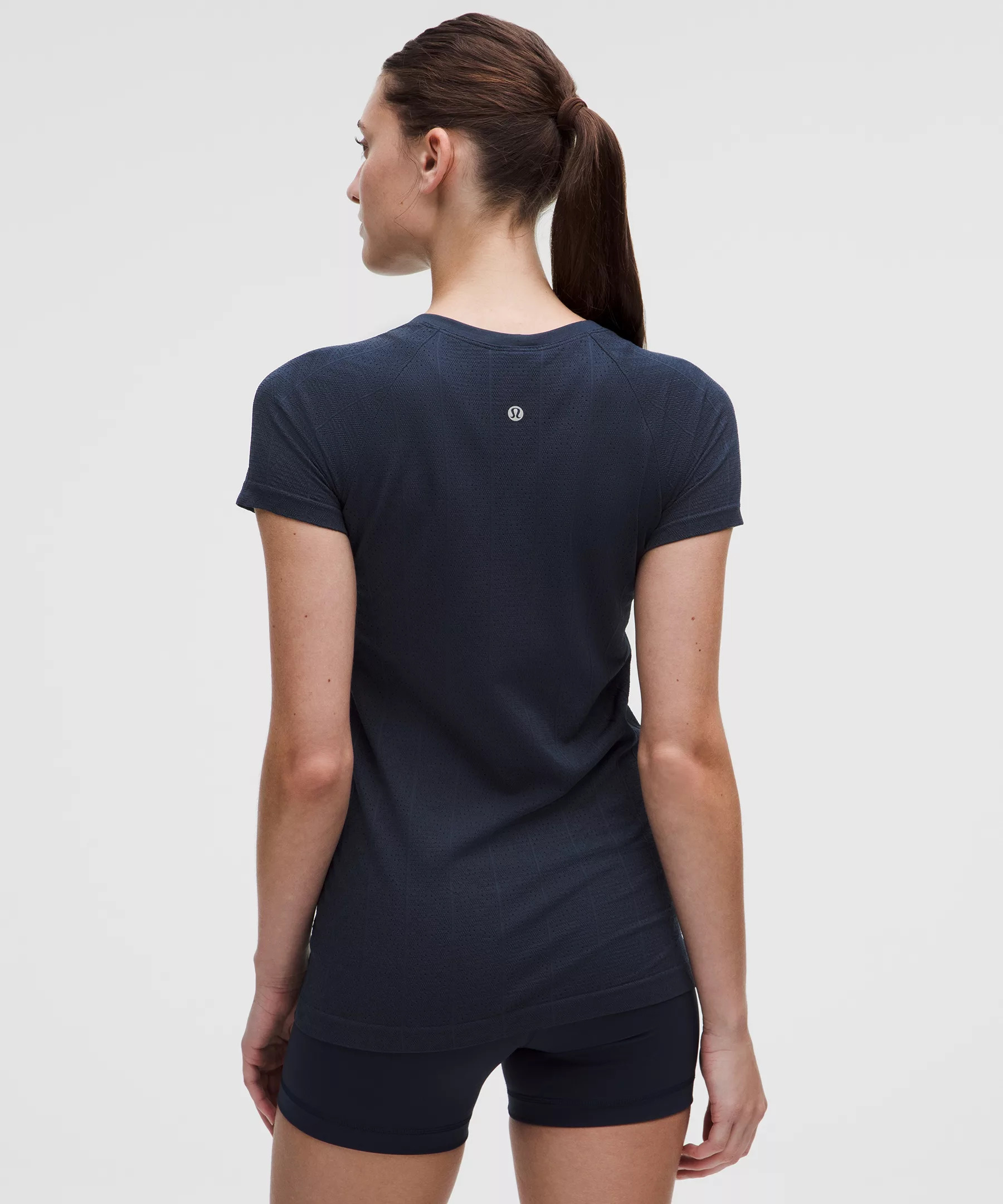 Swiftly Pointelle Short-Sleeve Shirt *Hip Length - 3