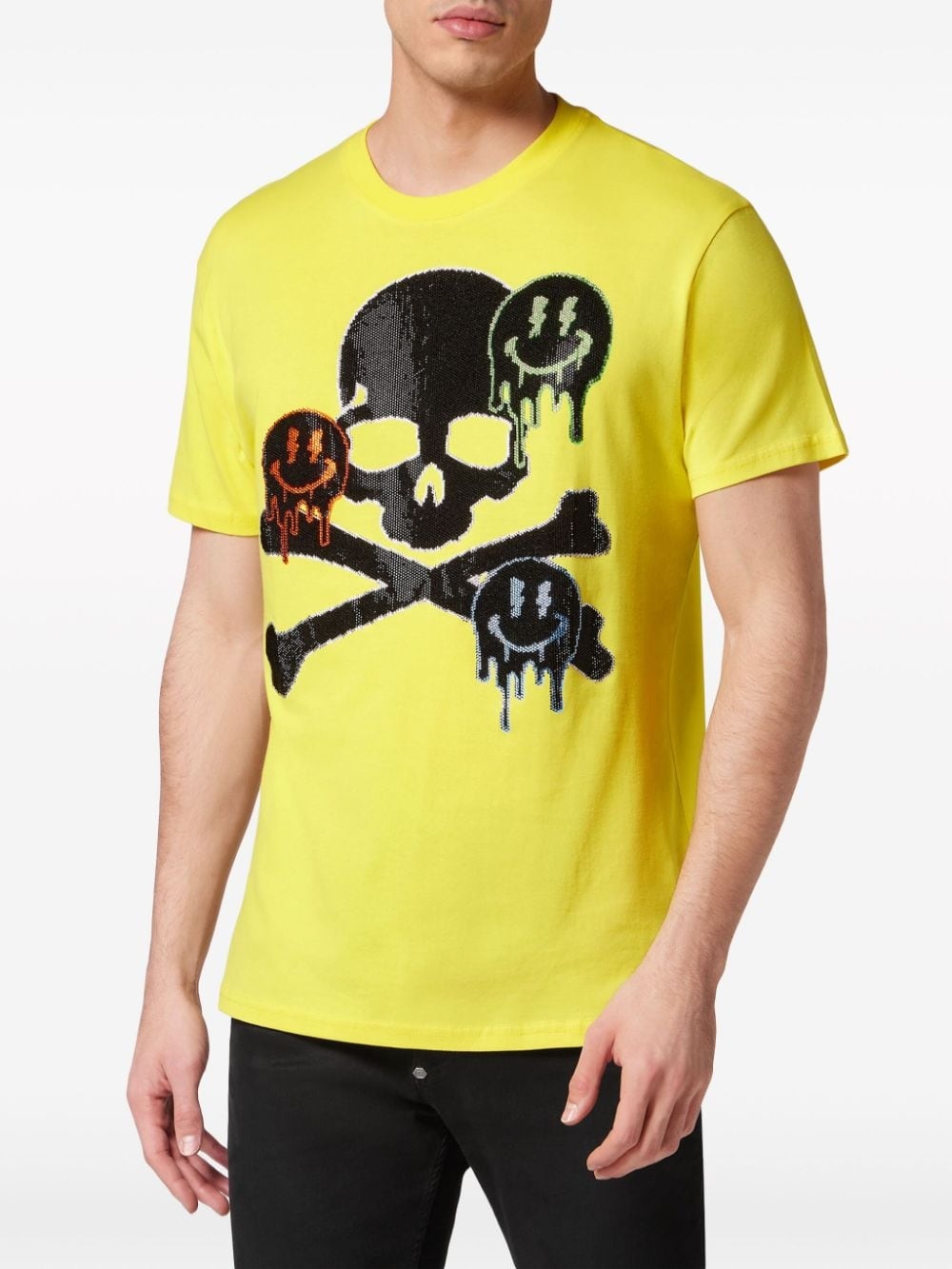embellished-skull T-shirt - 3