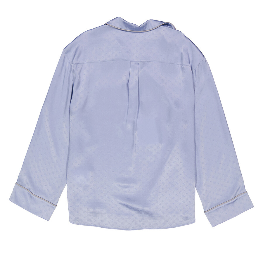 T by Alexander Wang Ladies Blue Bells Pajama Long Sleeve Shirt - 6