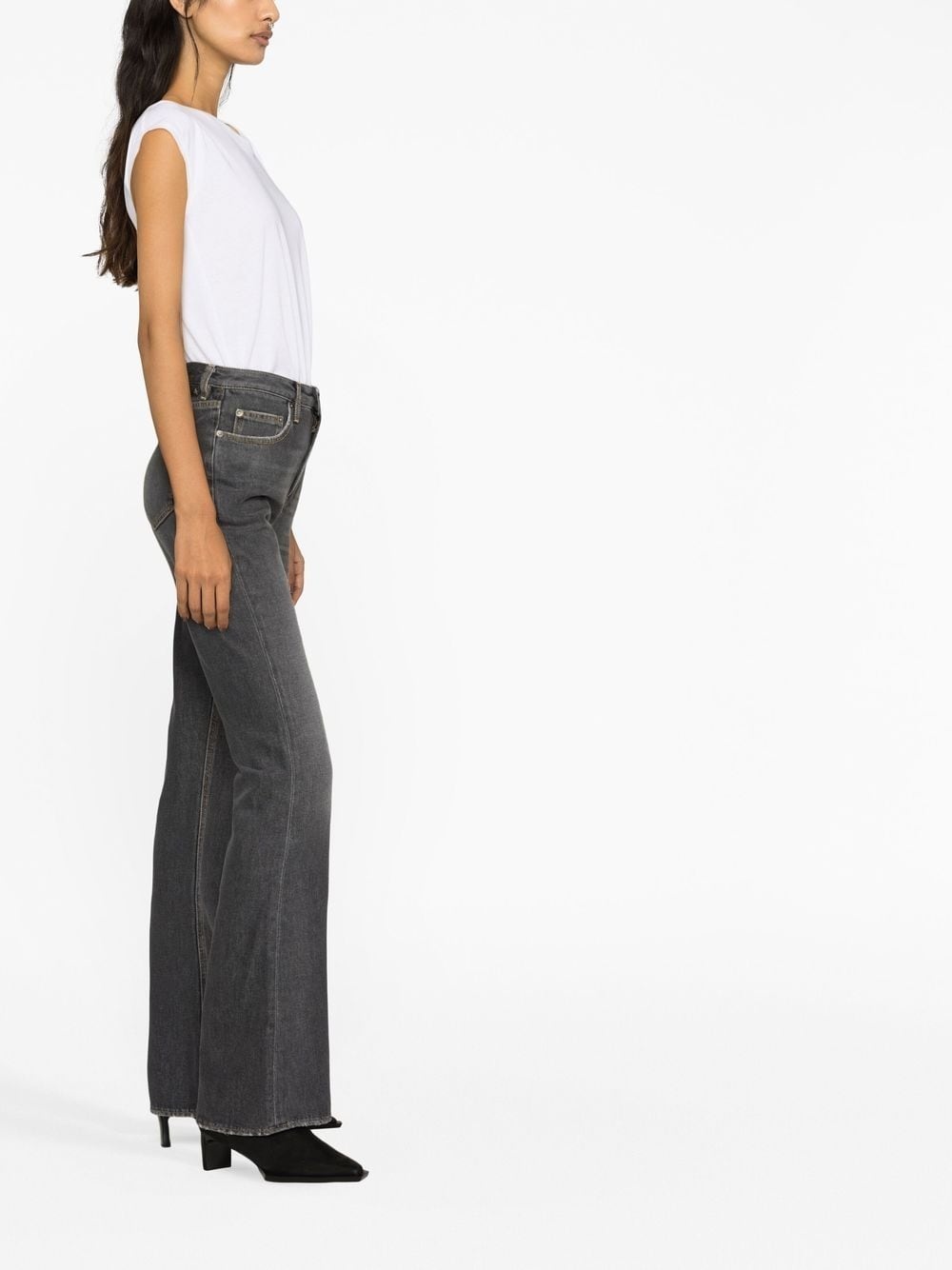 high-rise flared jeans - 4