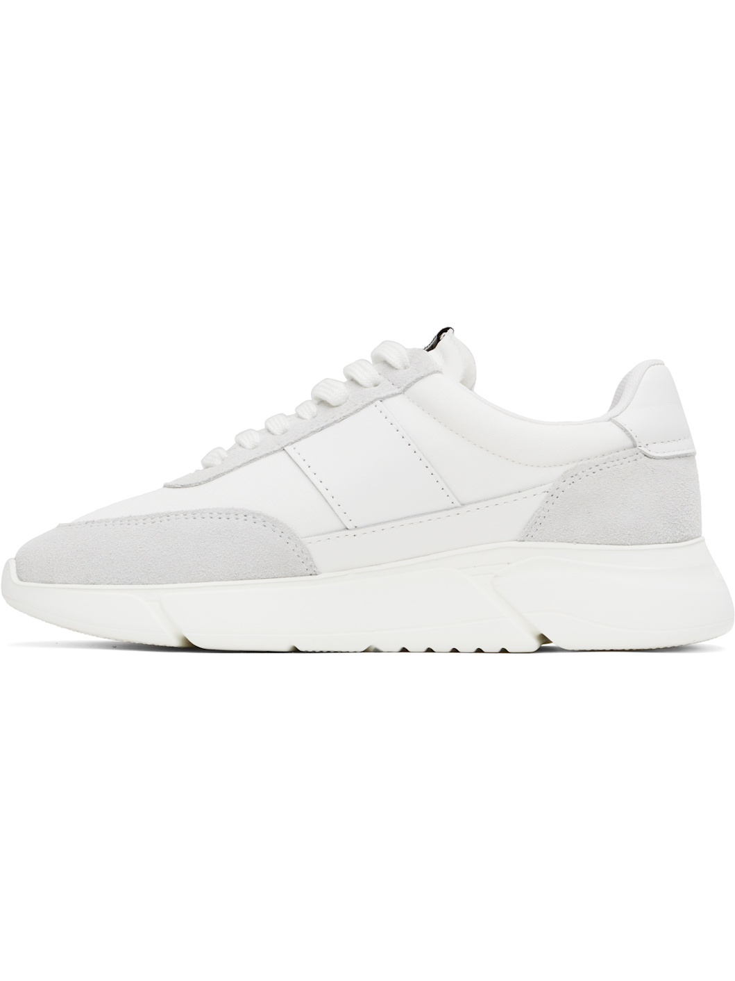 White & Gray Genesis Vintage Runner Sneakers - 3