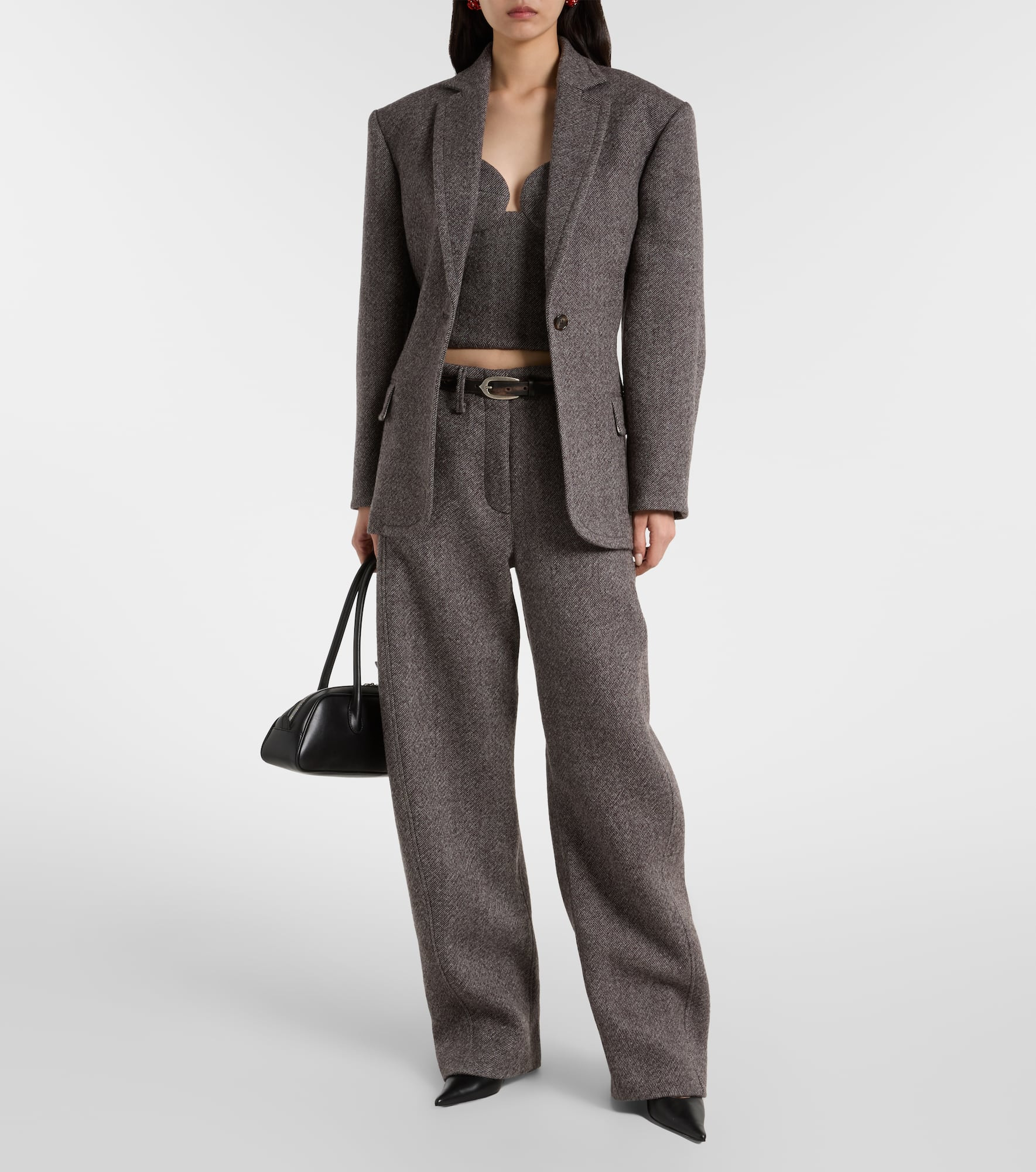 Wool-blend blazer - 2