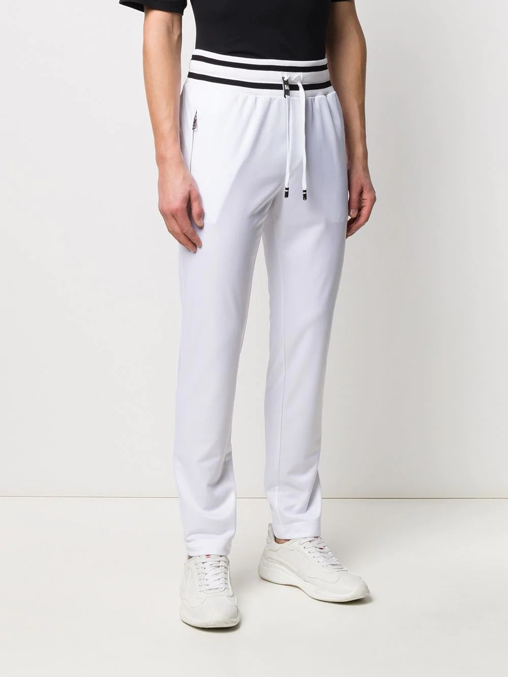 logo patch track trousers - 3