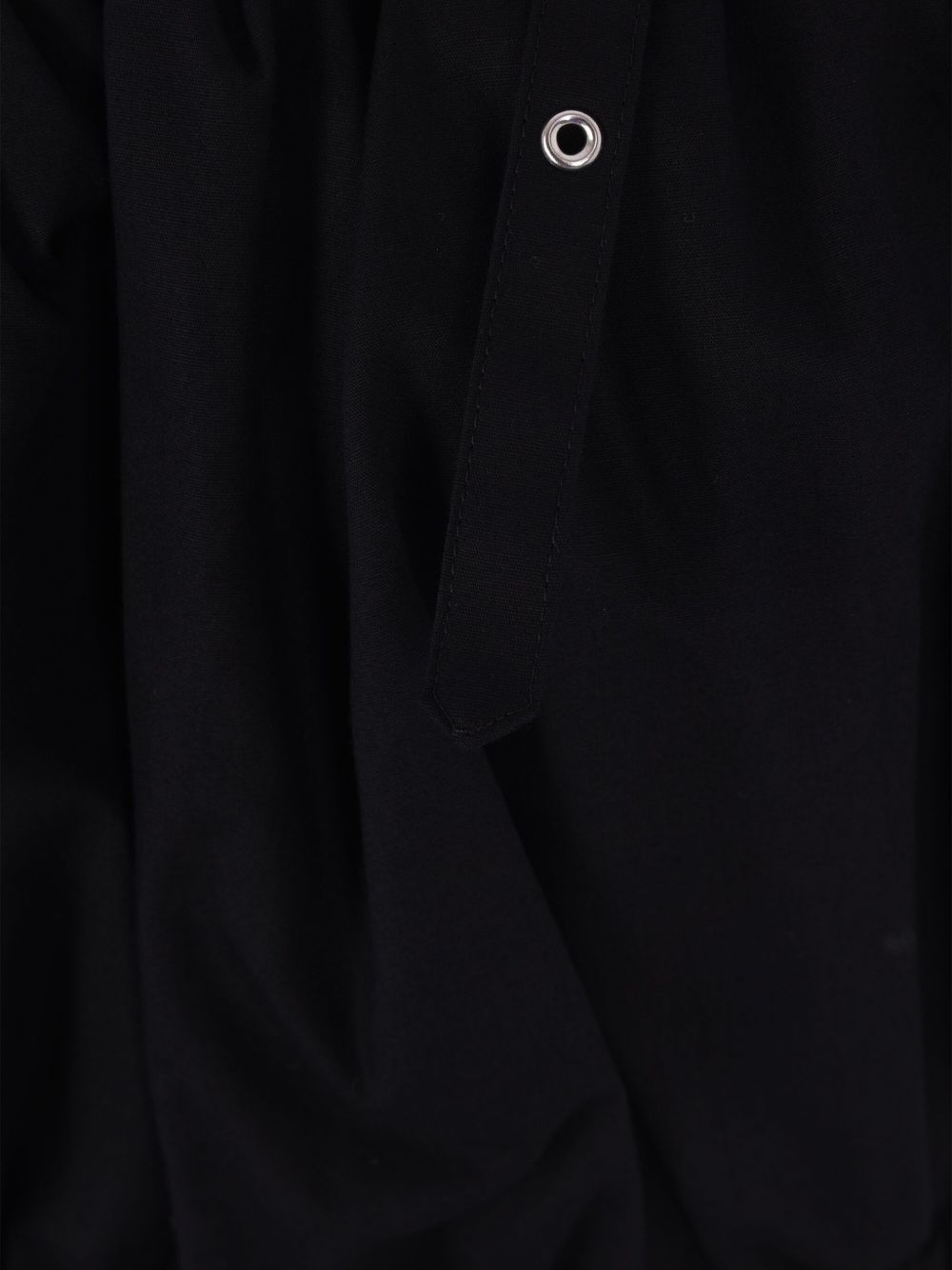 balloon puff-sleeve midi dress - 4