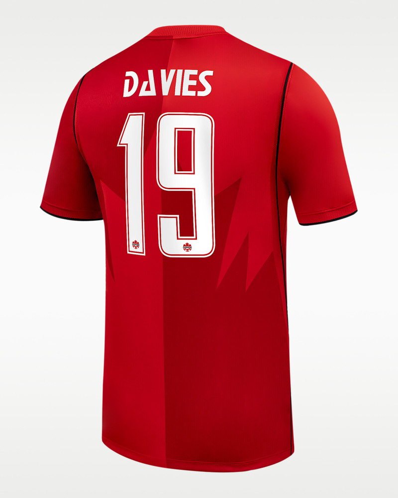 Alphonso Davies Canada Soccer 2026 Stadium Home Men's Nike Dri-FIT Soccer Jersey 1